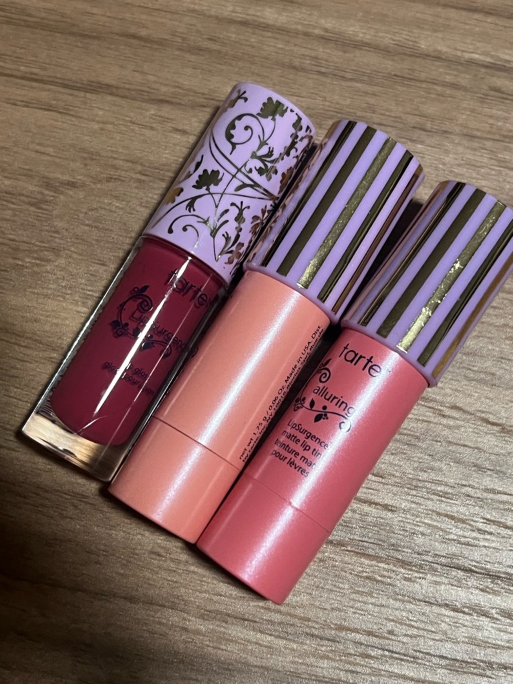 tarte Lip Trio in Berry, Peach & Pink